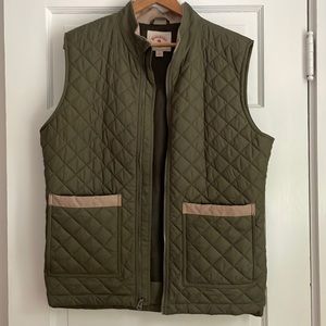 Brooks Brothers Green Quilted Vest